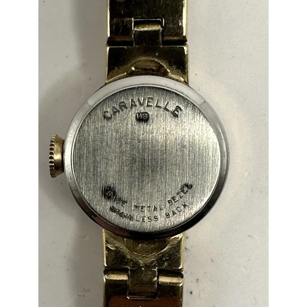 Caravelle N9 1979 Ladies Manual Wind Watch Works 17MM 6.25